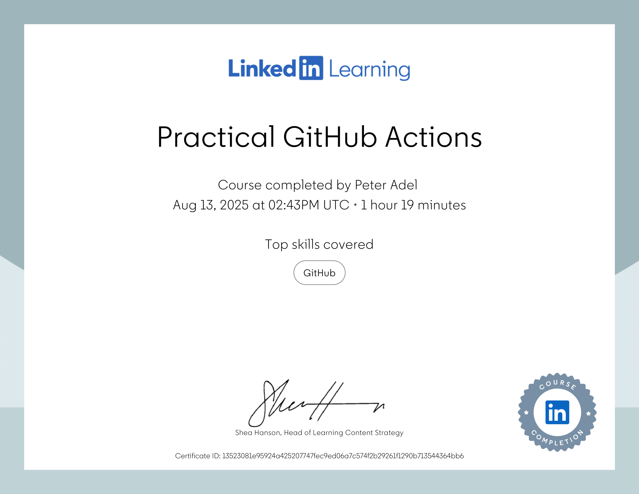 Practical GitHub Actions